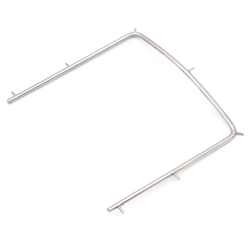 1個 歯科クリニック ステンレススチール ラバーダムフレームホルダー 計器 オートクレーブ可能 プロの歯科ラボ用品